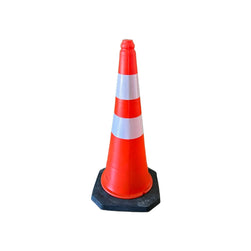 50PCS 28” Fluorescent PVC Traffic ConesWeatherproof Construction Safety Cones | AGT-75TC
