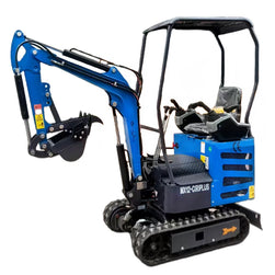 1-Ton Mini Excavator Tracked 13.5 HP RATO Gas Engine w/Pilot Control& Swing Boom | MX12-CRPLUS