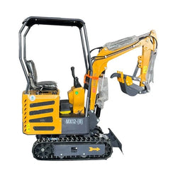 1 Ton, B&S Engine Mini Excavator W/Pilot Control & Led Light | MX12-B