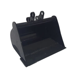 Agrotk 600mm Rock Bucket ToothlessBuckets Mini Excavator Attachment | 12EX-WD24B