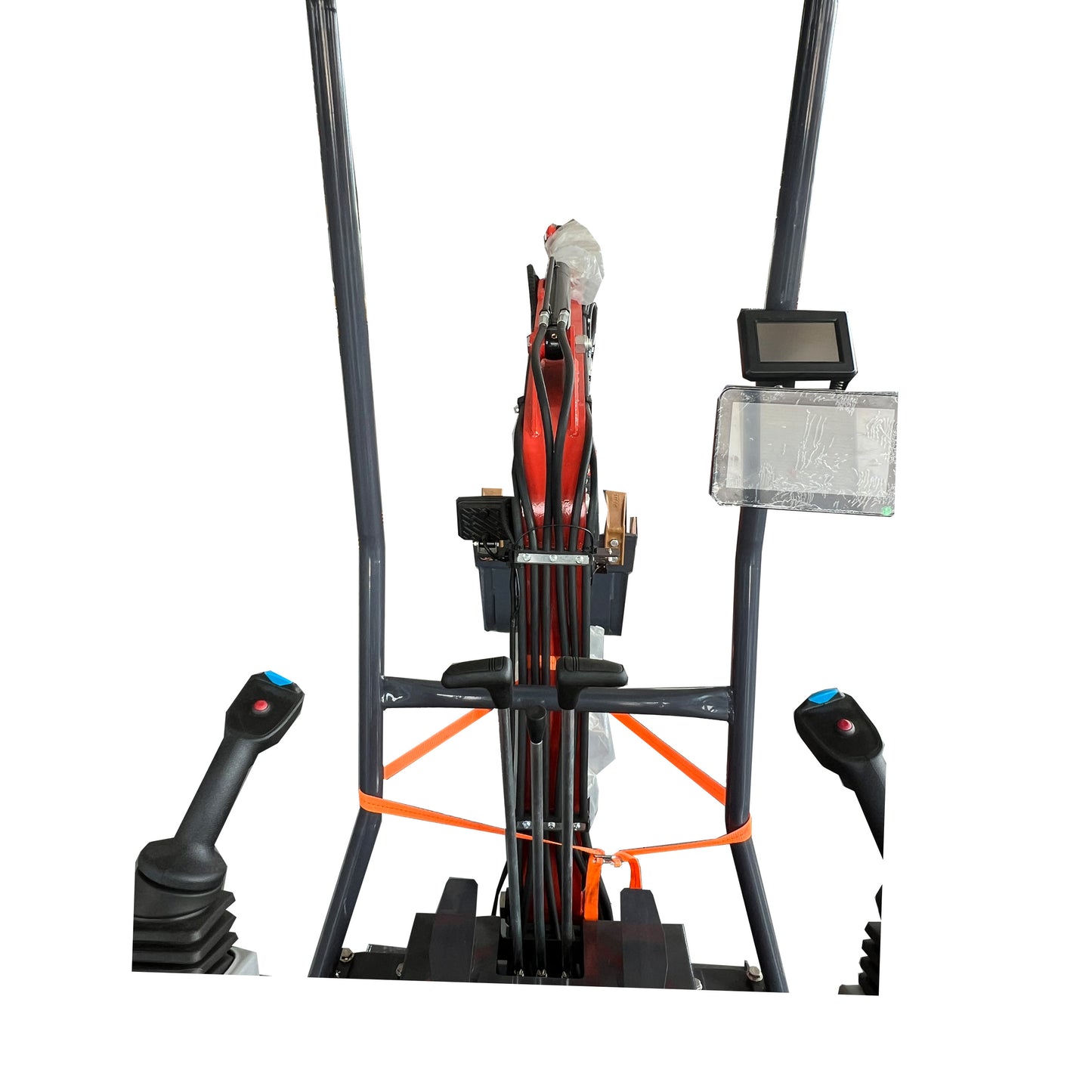 1 Ton,Upgraded Mini Excavator W/Pilot Control & Swing Boom &Hydraulic Thumb | AGT-DM12X-C