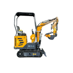 1 Ton, 13.5 HP Gasoline Engine (B&S) Epa/Ce Mini Hydraulic Digger Excavator With Side Swing | AGT-DM12-C