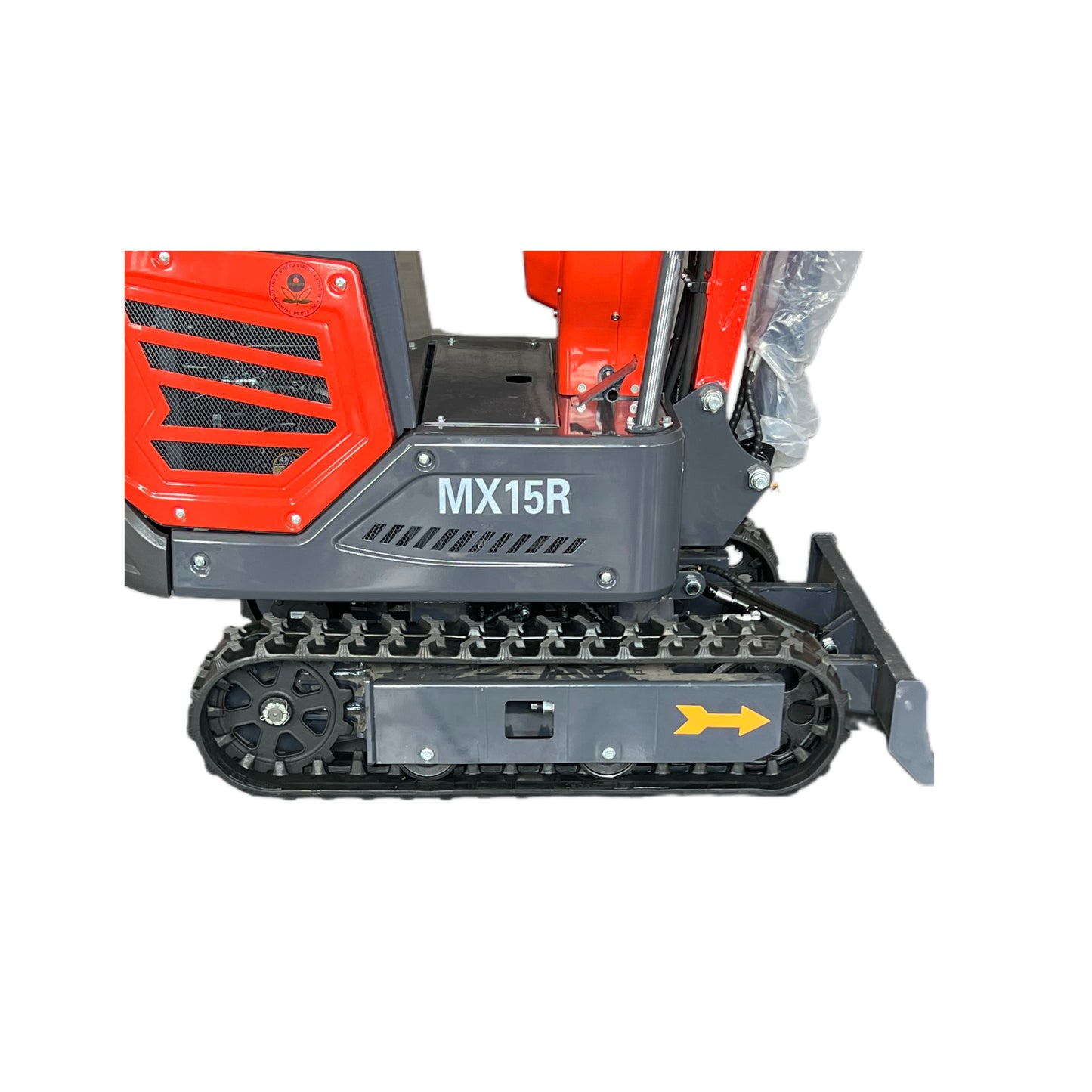 1 Ton Mini Excavator Power Gasoline Engine Compact Crawler Digger MX15R