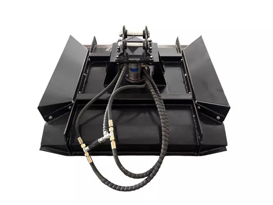 40" Hydraulic Brush Cutter Attachment for 1–2 Ton Mini Excavator | AGT-12EX-RC