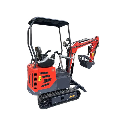 1 Ton, Upgraded Mini Excavator W/Pilot control & Swing Boom & Hydraulic Thumb  | AGT-DM12X-PLUS
