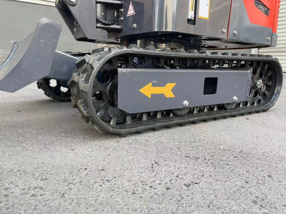 1 Ton, Upgraded Mini Excavator W/Pilot control & Swing Boom & Hydraulic Thumb  | AGT-DM12X-PLUS