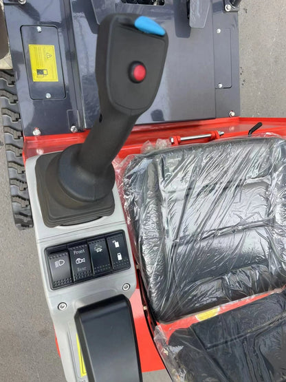 1 Ton, Upgraded Mini Excavator W/Pilot control & Swing Boom & Hydraulic Thumb  | AGT-DM12X-PLUS