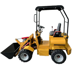 24HP RATO Gasoline Engine Mini Skid Compact Track Loader Wheeled KRW23