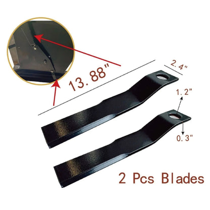 Replacement Brush Cutter Blades for AGT RC72 & EXRC54 Skid Steer Cutter (2 pack) | AGT-RCBLD