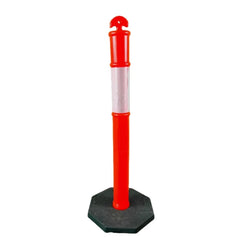 50Pcs 42in Linear Safety Cone Traffic Cones w/Base For Roads Warning Accessories | AGT-TBB