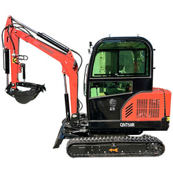 2.5 Ton Mini Excavator Rato Engine 21kW Gasoline Excavator Mini Digger With Hydraulic Thumb Digger QNT50R