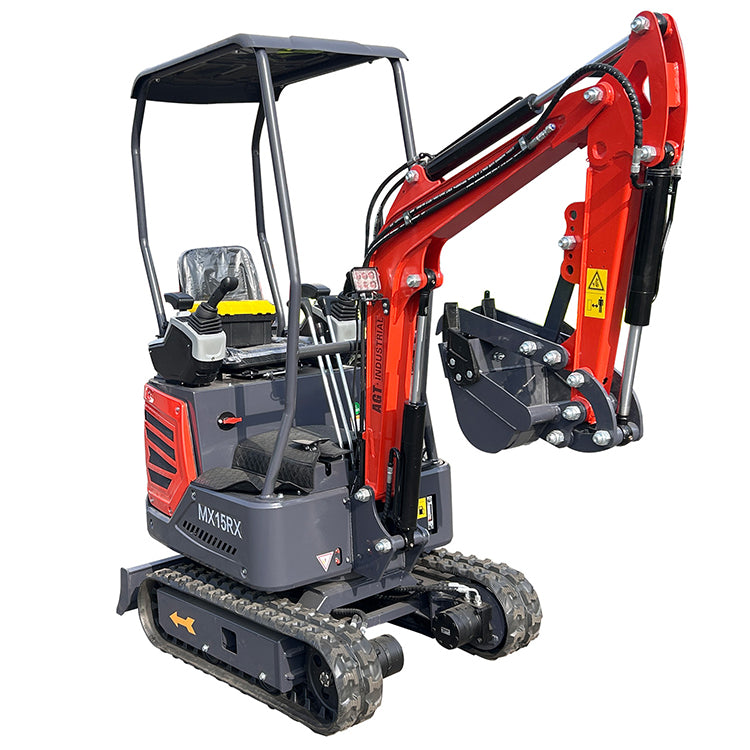 1 Ton 13.5 HP Mini Excavator with Rato R420D Gas Engine EPA MX15RX