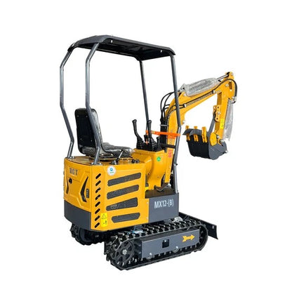 1 Ton, B&S Engine Mini  Excavator  W/Pilot Control & Led  Light  | MX12-B