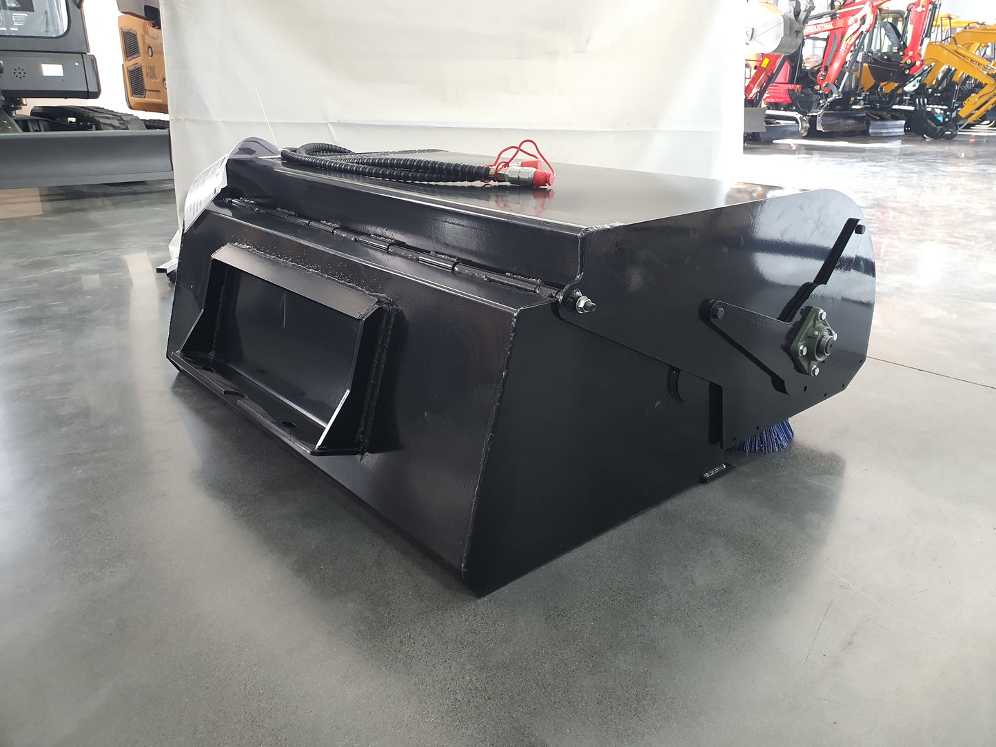 Broom Sweeper Attachment for Mini Skid Steers M-BM