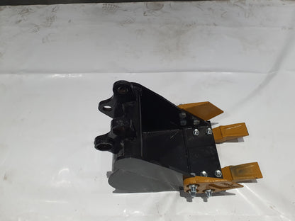 12in Tooth Bucket with Teeth For H12/QH12 Mini Excavator Digger Attachment| AGT-12EX-WD12