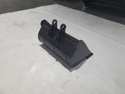 AGT 40in Toothless Bucket Attachment without Tooth For 1 ton 2ton Mini Excavator| 12EX-WD40B