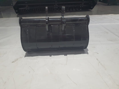 AGT 40in Toothless Bucket Attachment without Tooth For 1 ton 2ton Mini Excavator| 12EX-WD40B