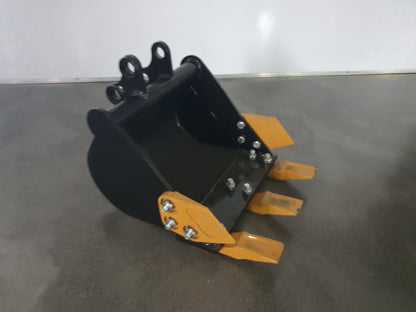24" Bucket With Teeth For 1 Ton 2 Ton MiniExcavator AGT-12EX-WD24