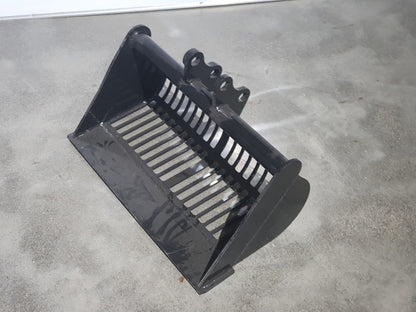 24" Riddle Bucket Skeleton Bucket For 1-2 TonMini Excavators |AGT-12EX-LD24B