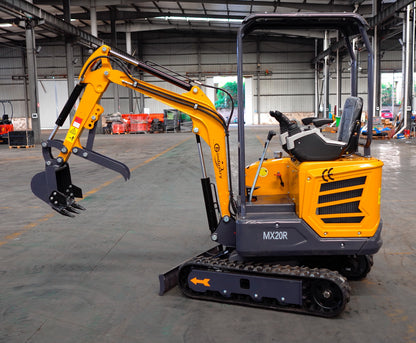 1.2TonMini Excavator Digger 23HP Gasoline Engine with Hydraulic Thumb |   MX20R