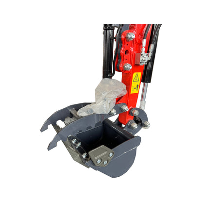 1 Ton,Upgraded Mini Excavator W/Pilot Control  & Swing Boom &Hydraulic Thumb | AGT-DM12X-C