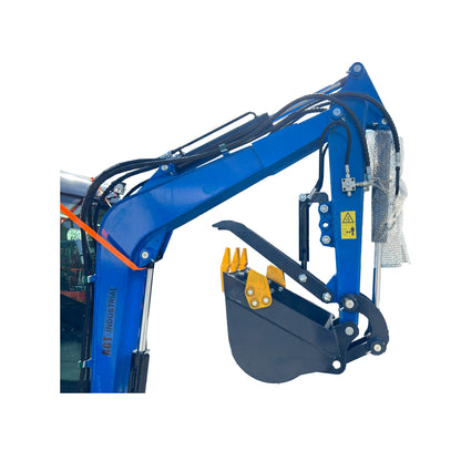 2 Ton Hydraulic Excavator Crawler Digger Gasoline Engine Excavator With Cab MY50R