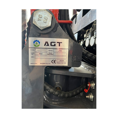 1 Ton,Upgraded Mini Excavator W/Pilot Control  & Swing Boom &Hydraulic Thumb | AGT-DM12X-C