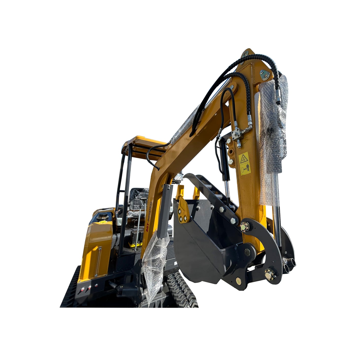 2 Ton Hydraulic Excavator Cab Crawler Type Engine-Powered Digger Gasoline Engine Bucket-equipped Excavator MX50R