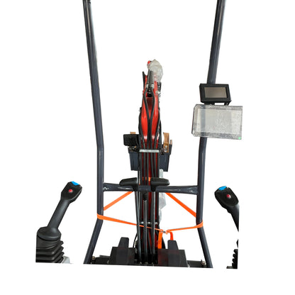 1 Ton,Upgraded Mini Excavator W/Pilot Control  & Swing Boom &Hydraulic Thumb | AGT-DM12X-C