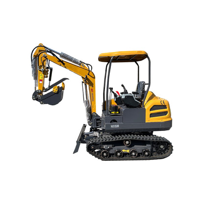 2 Ton Hydraulic Excavator Cab Crawler Type Engine-Powered Digger Gasoline Engine Bucket-equipped Excavator MX50R