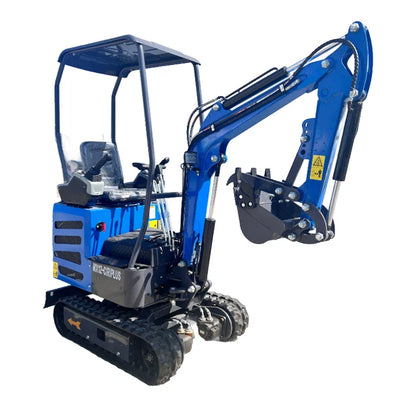 1-Ton Mini Excavator Tracked 13.5 HP RATO Gas Engine w/Pilot Control& Swing Boom | MX12-CRPLUS