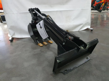 AGT 12" Digger Bucket Single Arm DiggerAttachment for Mini Skid Steer|M-DRG