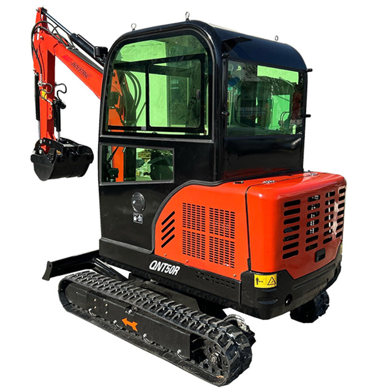 2.5 Ton Mini Excavator Rato Engine 21kW Gasoline Excavator Mini Digger With Hydraulic Thumb Digger QNT50R