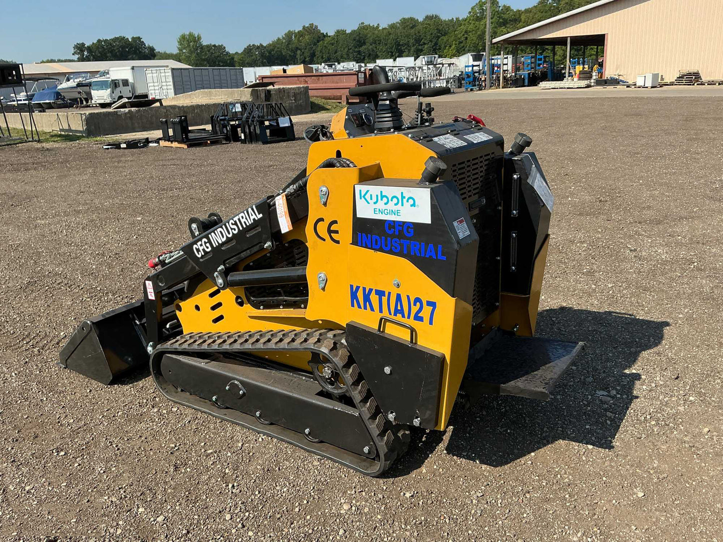 Mini Skid Steer Loader Crawler Diesel Kubota Engine | CFG KKT27