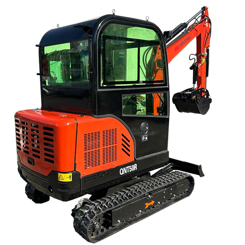 2.5 Ton Mini Excavator Rato Engine 21kW Gasoline Excavator Mini Digger With Hydraulic Thumb Digger QNT50R