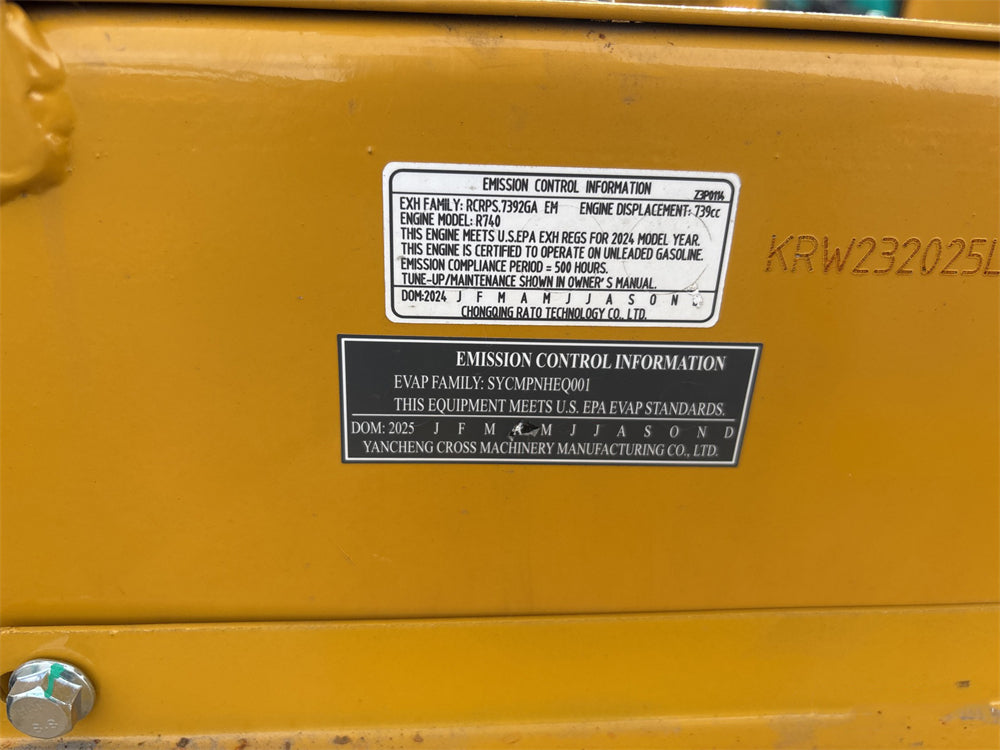 24HP RATO Gasoline Engine Mini Skid Compact Track Loader Wheeled KRW23