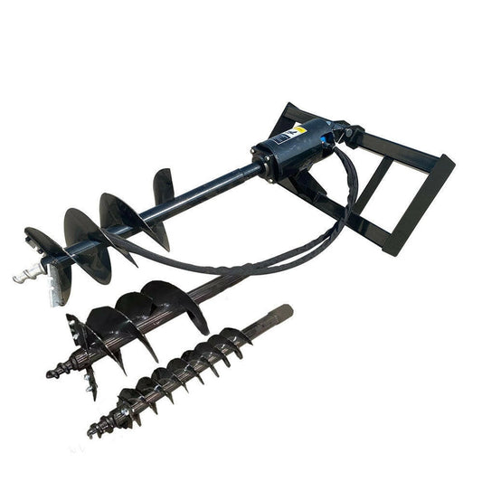 Skid Steer Hydraulic Auger with 3 bits For Sale 12-16 gpm | AGT-SSECAG-Y