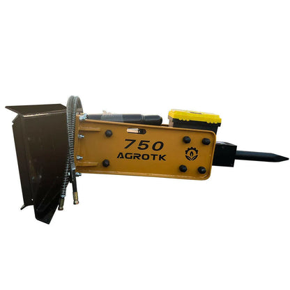 Skid Steer 750 Hydraulic Concrete Breaker For Sale | AGT-SSHH-750A