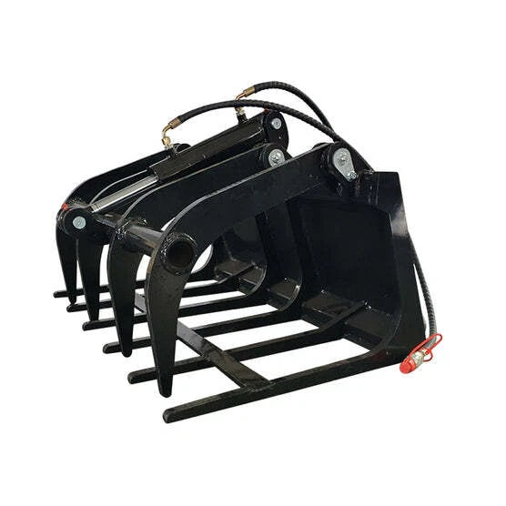 39" Hydrualic Grapple Mini Skid Steer Wood Grabber | AGT-M-HGB