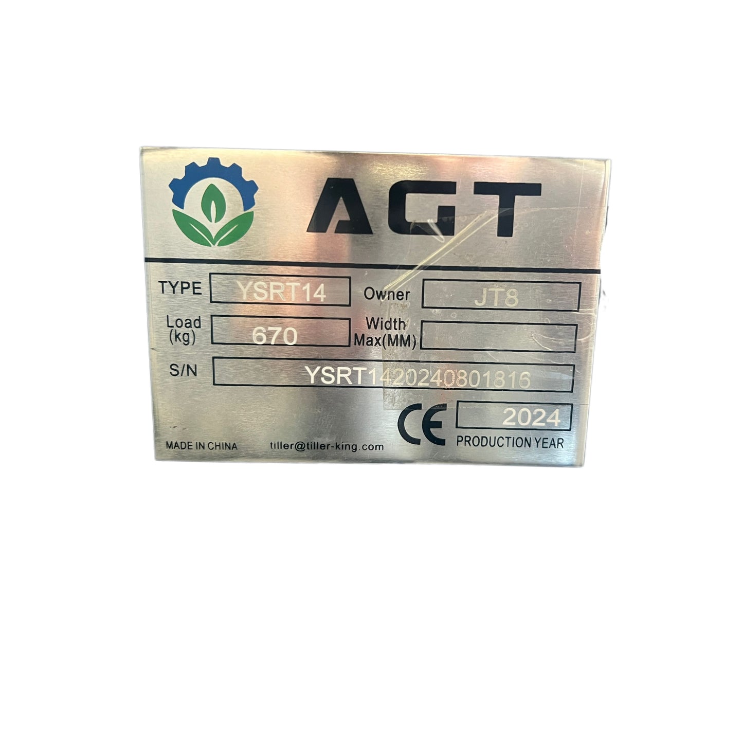 0.75 Ton Stand-On Skid Steer Track Loader Crawler AGT-YSRT14