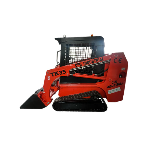 1.4 Ton Mini Skid Steer Loader w/ Kubota D1105 Engine Open Cab  | TK35