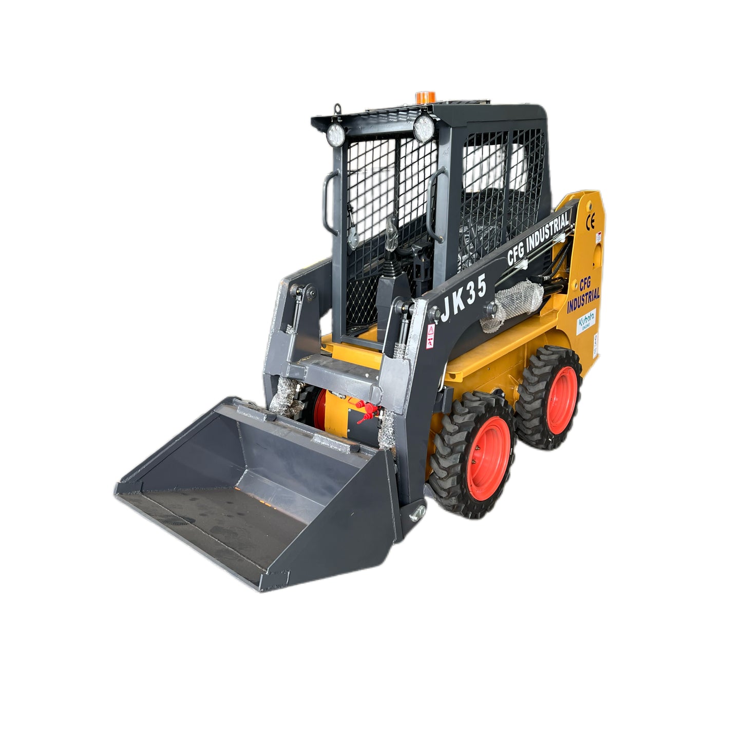 1.4 Ton Open Operator Wheel Skid Steer Loader CFG-JK35