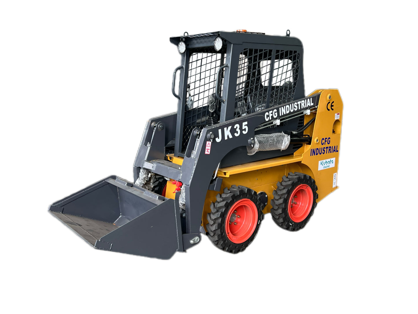 1.4 Ton Open Operator Wheel Skid Steer Loader CFG-JK35