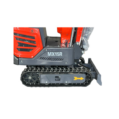 1 Ton Mini Excavator Power Gasoline Engine Compact Crawler Digger MX15R