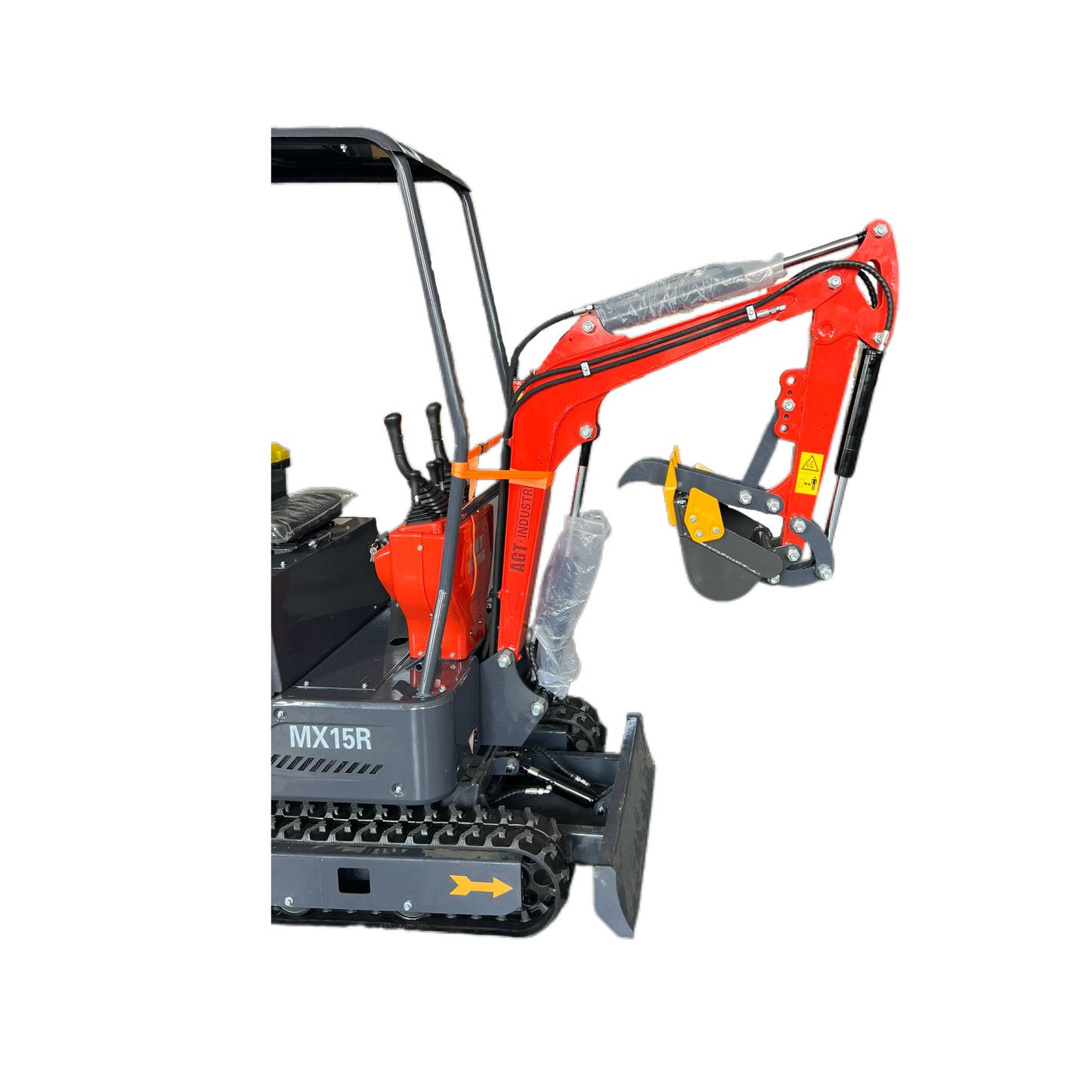 1 Ton Mini Excavator Power Gasoline Engine Compact Crawler Digger MX15R