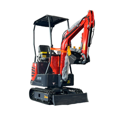 1 Ton Mini Excavator Power Gasoline Engine Compact Crawler Digger MX15R