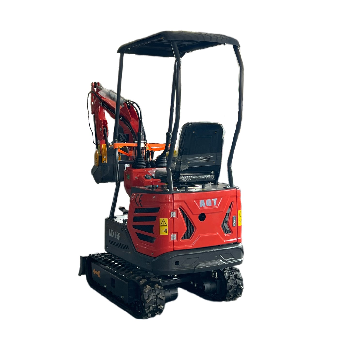 1 Ton Mini Excavator Power Gasoline Engine Compact Crawler Digger MX15R