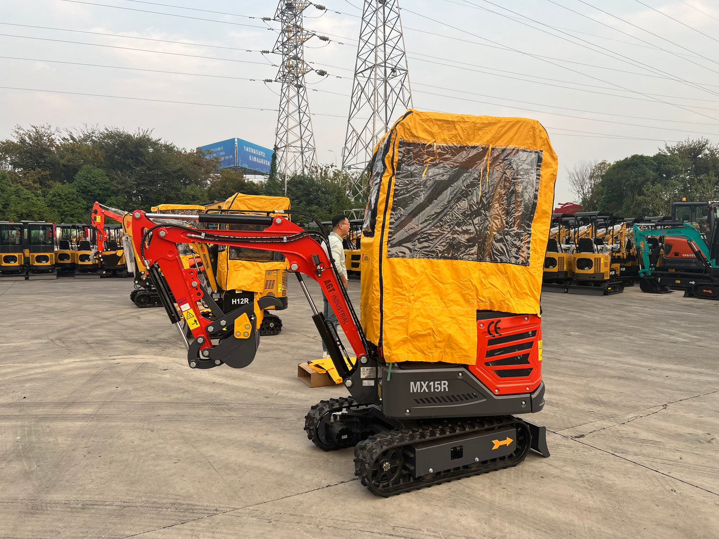 Mini Excavator All Weather Protective Cover