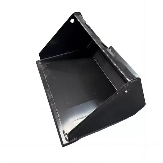 AGT 32" Bucket Without Teeth for Mini Skid Steer Toothless Bucket | M-BK32