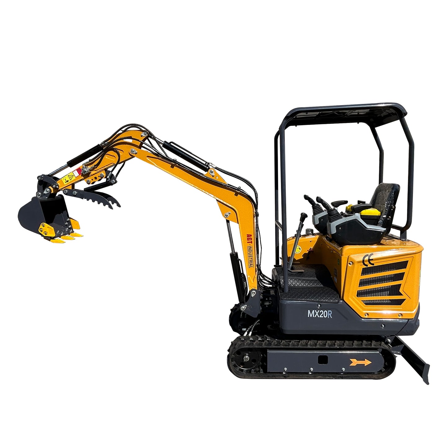 1.2TonMini Excavator Digger 23HP Gasoline Engine with Hydraulic Thumb |   MX20R